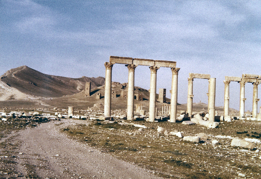 Vorschaubild Palmyra, Blick zur Nekropole